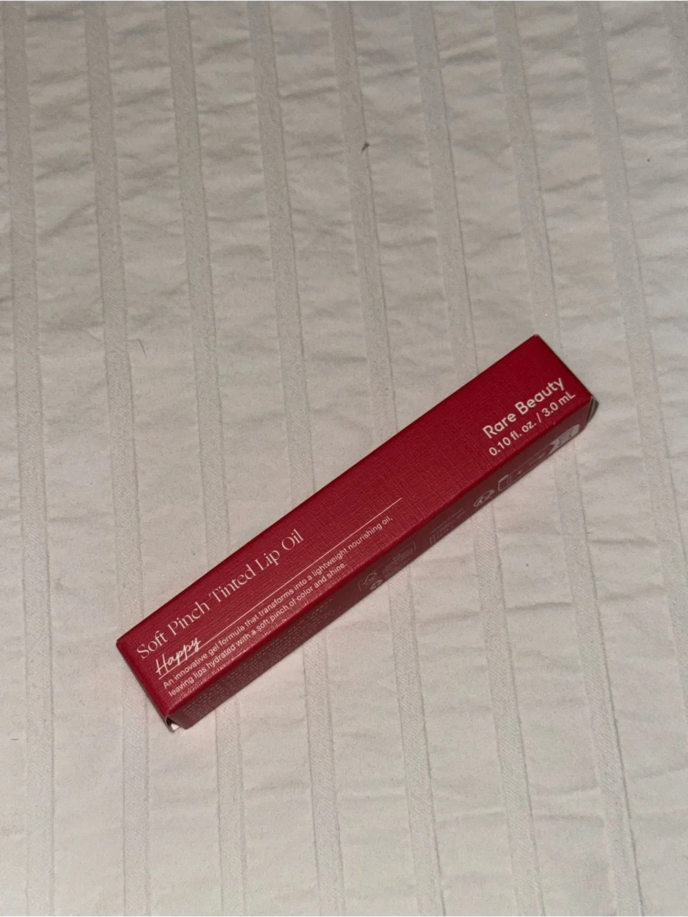 Rare Beauty Soft Pinch Tinted Lip Oil in Happy (Cool Pink) NWT